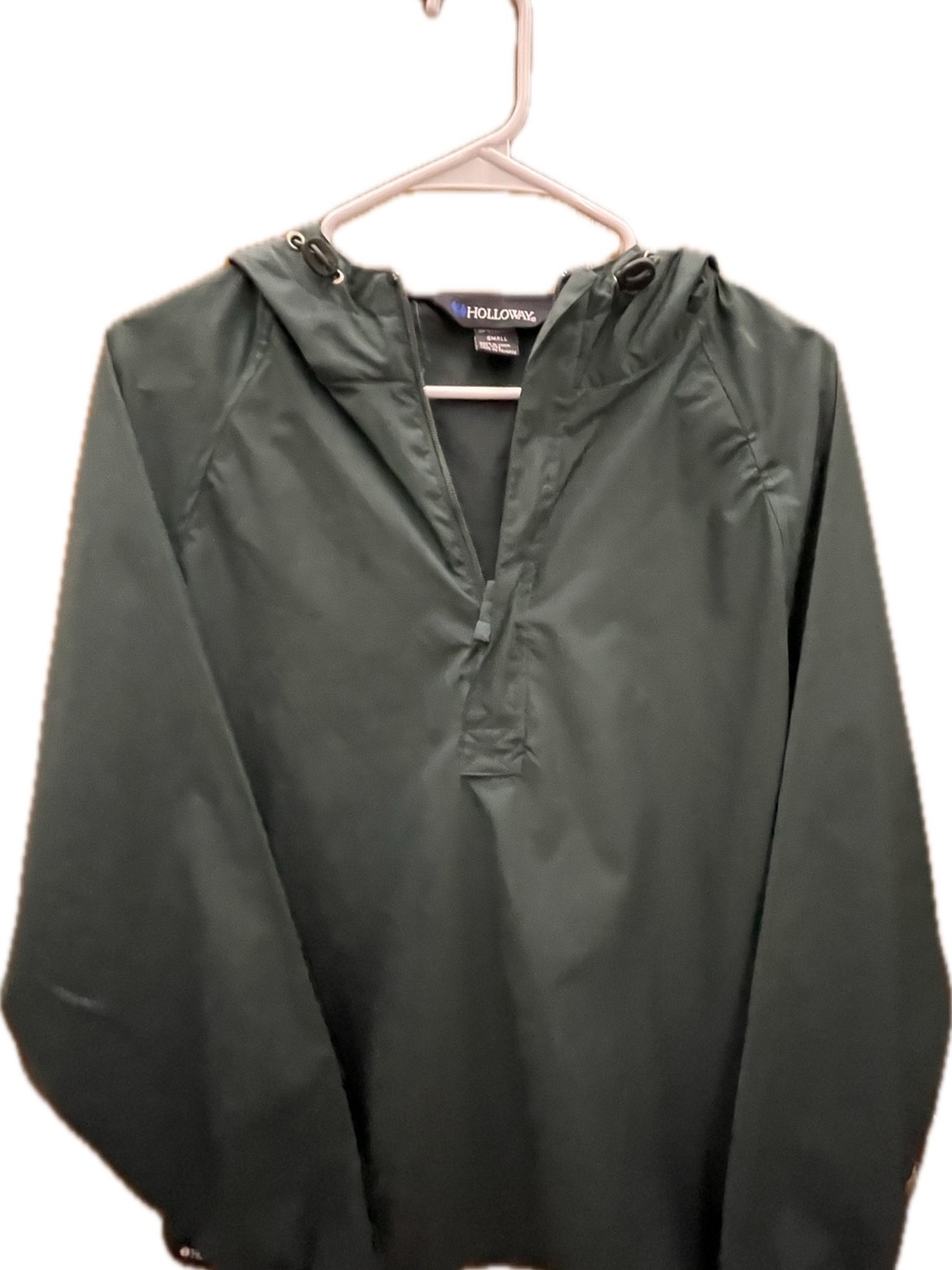 Holloway Men's Forest Green Pullover Windbreaker Hoodie